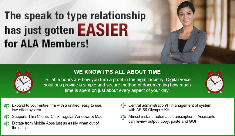 The speak to type relationship has just gotten easier for ALA members!