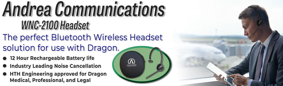 Andrea Communications WNC-2100 Bluetooth Headset.