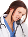 Telephone (Phone-In) Dictation image of doctor calling on phone