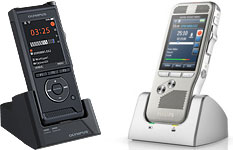 Olympus and Philips Digital Dictation Recorders