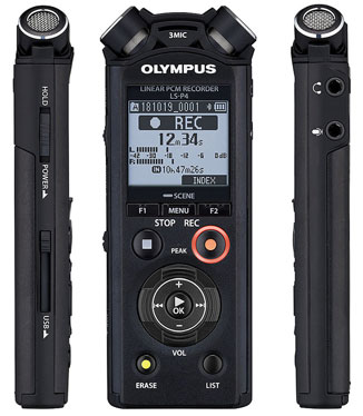 Olympus LS-P4 Linear PCM/FLAC Digital Recorder - Thumbnail 5
