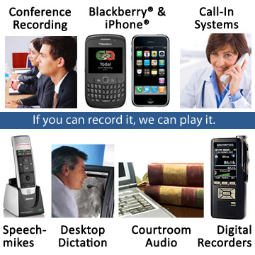 If you can record it we can play it
