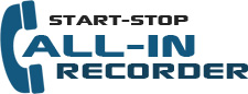 Start-Stop Call-in Recorder transcription